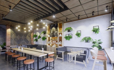 Khởi nghiệp quán cafe - Đừng bỏ quên thiết kế decor!